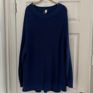Divided by H&M Oversized Blue Sweater